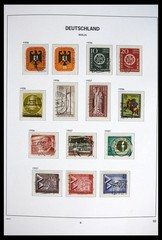 BERLIN Germany 1948-1990 Used Key Items Overprints Signed Stamp Collection