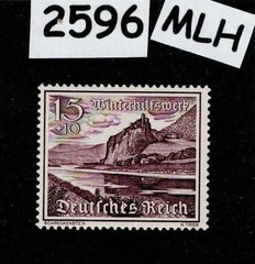 Mint MLH stamp Scott B166 1939 Winter relief Culture fund Germany #2596