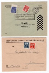 GERMANY 3rd REICH BOHEMIA & MORAVIA LOVELY LOT BACK OF THE BOOK POSTAL HISTORY
