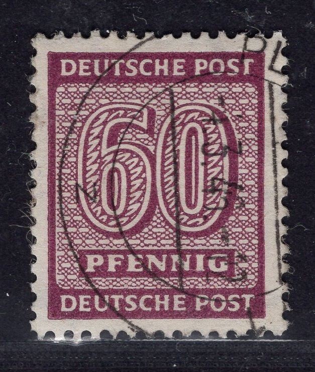 Allied occupation SBZ Michel No. 137y stamped