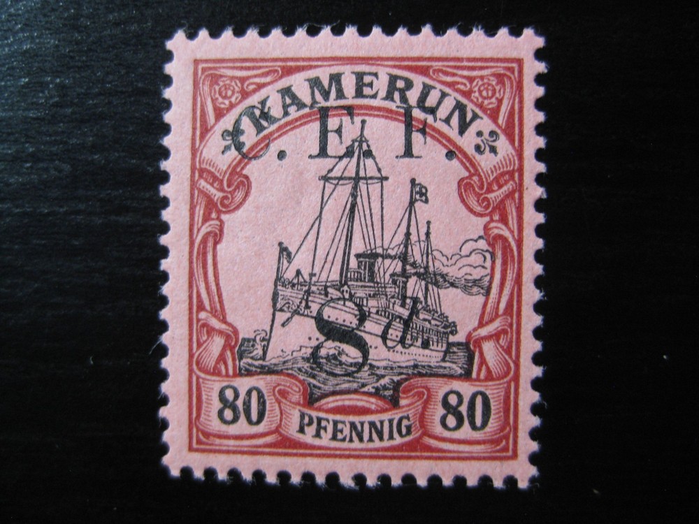 KAMERUN GERMAN COLONY Mi. #9 mint MNH CEF overprint stamp! CV $72.00
