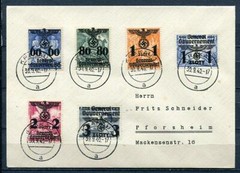 Germany Poland 1940 Cover Cracow/Krakau Mi 25/26/27/32/28/29 4088