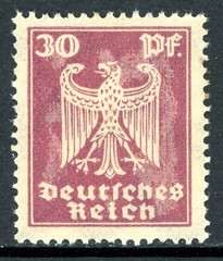 Germany 1924 Eagle 30pf Rose Lilac Michel #359 MNH Q639