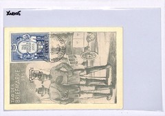 SAAR FDC *TAG DER BRIEFMARKE* 1953 Card Dudweiler First Day Germany XM105