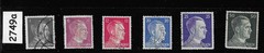 Stamps Adolf Hitler 1941 issues Third Reich era Germany during WWII #2749a