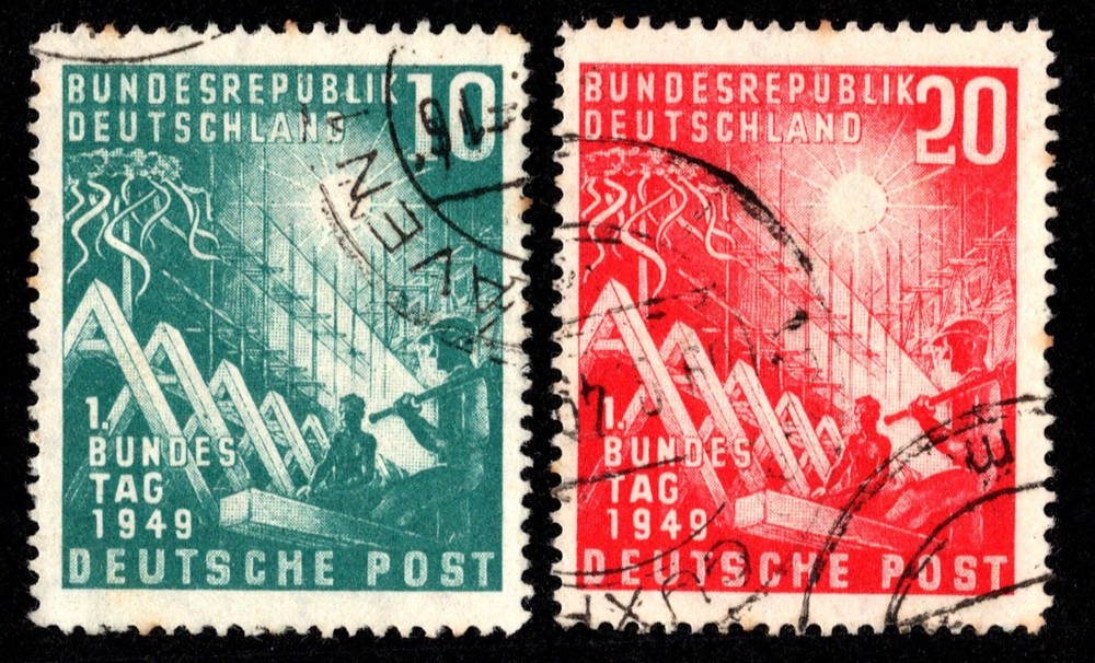 Germany Scott 665-666 Used.