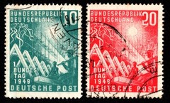 Germany Scott 665-666 Used.