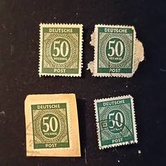 49 Germany Deutsches Reich/Deutsche Post Used Stamp Lot Inflation Mixed