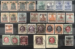 Danzig Gdansk 1920/1 vintage with better stamps unchecked for colors & types