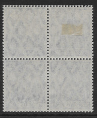 GERMANY SCOTT 123 1 MH/3MNH BLOCK/4 – 1920 30pf DL BLUE GERMANIA ISSUE