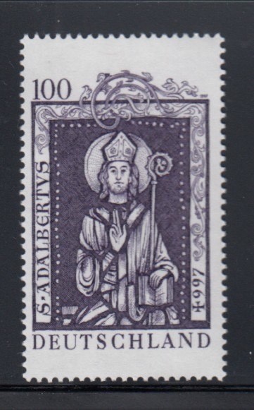 GERMANY Saint Adalbert MNH stamp