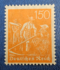 Stamp Germany Deutsches Reich 150 Pfennig 1921 Mi. Nr. 169 WZ 1 [🇩🇪36151]