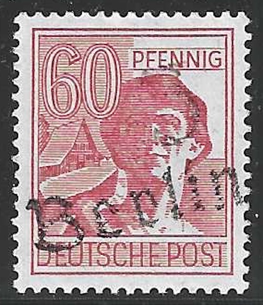 Germany, Michel #A179 I, 60pf, Berlin Handstamp, Mint, Never Hinged