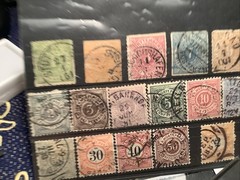 WURTTEMBERG, WERTEMBERG CLASSICS. 1869-1900 German States lot of 18 Stamps