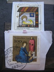 Germany Deutschland Weihnachten Stamps 1994 1995 1996 1997