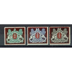 Danzig 1921 Mi.No. 87-89 *