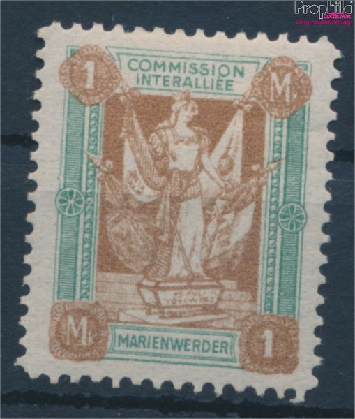 Kwidzyn 11x B with hinge 1920 Woman with Flags (10335705