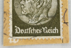 GERMANY ~ Deuirches Reich ~ Green Stamp 30 Heller ~ Cancelled/Posted ~ B304