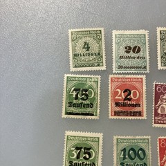 15 (MNH/few MLH) Vintage Deutsches Reich/Germany Stamps; 1933- 1945; $1 Ships.