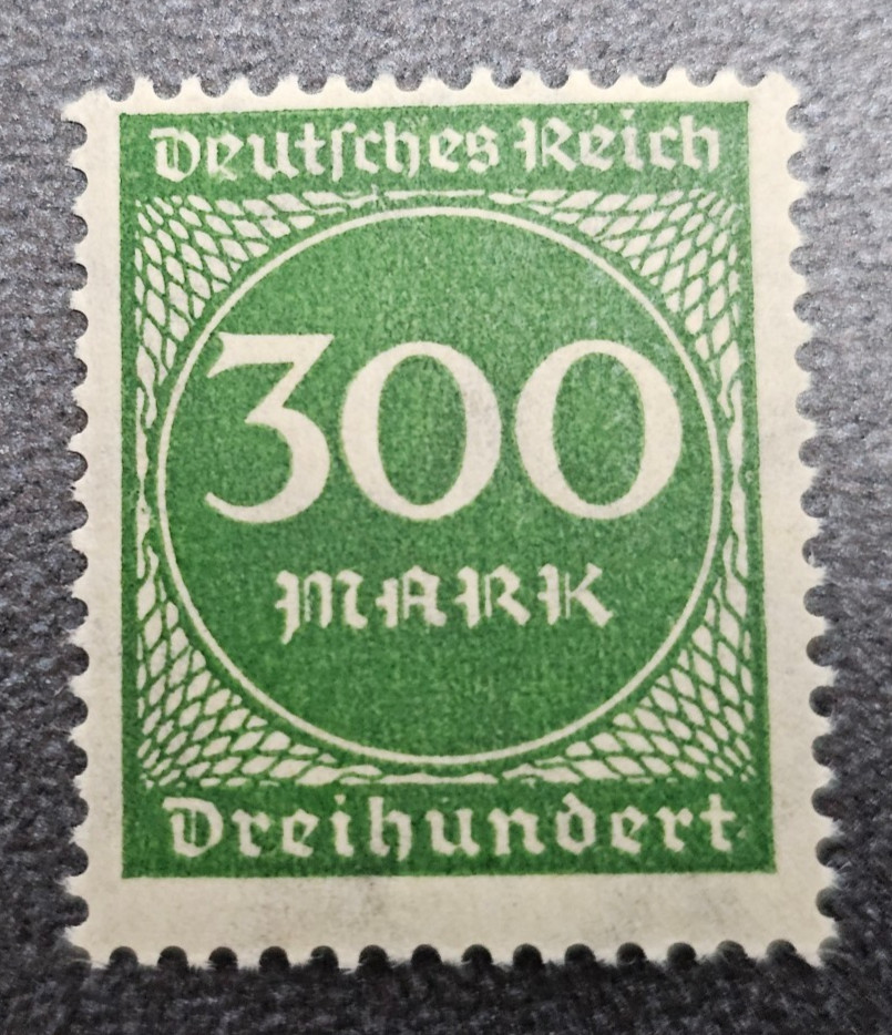 Stamp Germany Deutsches Reich 300 Mark 1923 Mi. Nr. 270 [🇩🇪39268-4]