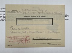 WWII Holocaust Ghetto Litzmannstadt Lodz Brandenburg Concentration Camp Mail