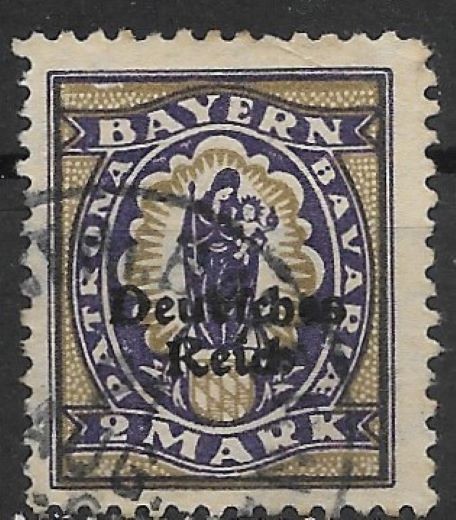 GERMANY 1920 German Empire – Patron Saint Bavaria 2 mark