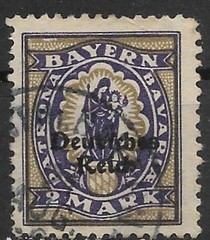 GERMANY 1920 German Empire – Patron Saint Bavaria 2 mark