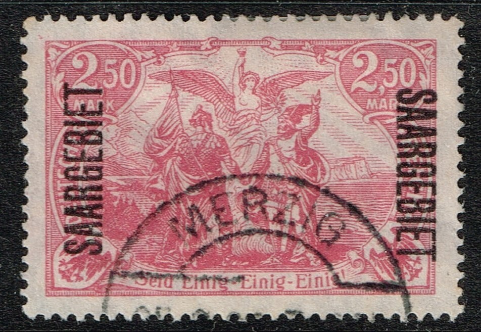 German territory- Saar Scott 56-7 Used VF