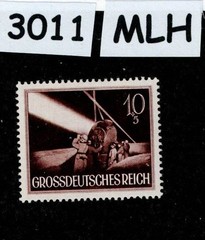 MLH Stamp B262 WWII 1944 Germany Third Reich Military Wehrmacht Luftwaffe #3011