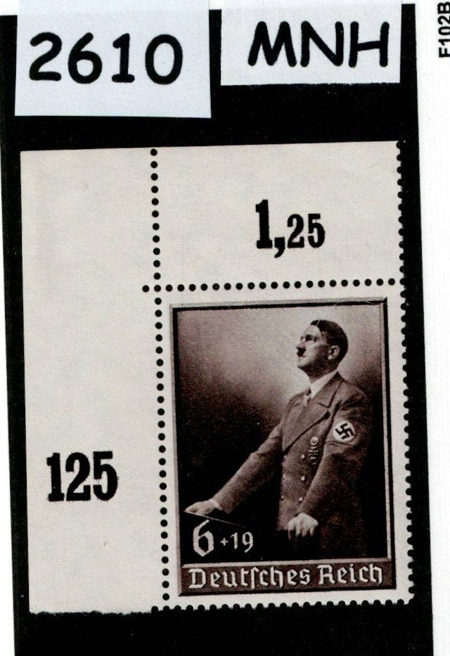 MNH Stamp Adolf Hitler 1939 B140 Culture fund Third Reich era Germany #2610