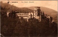 WWI 1917 Germania Stamp Cover Heidelberg to Strassburg Alsace Censor Postcard
