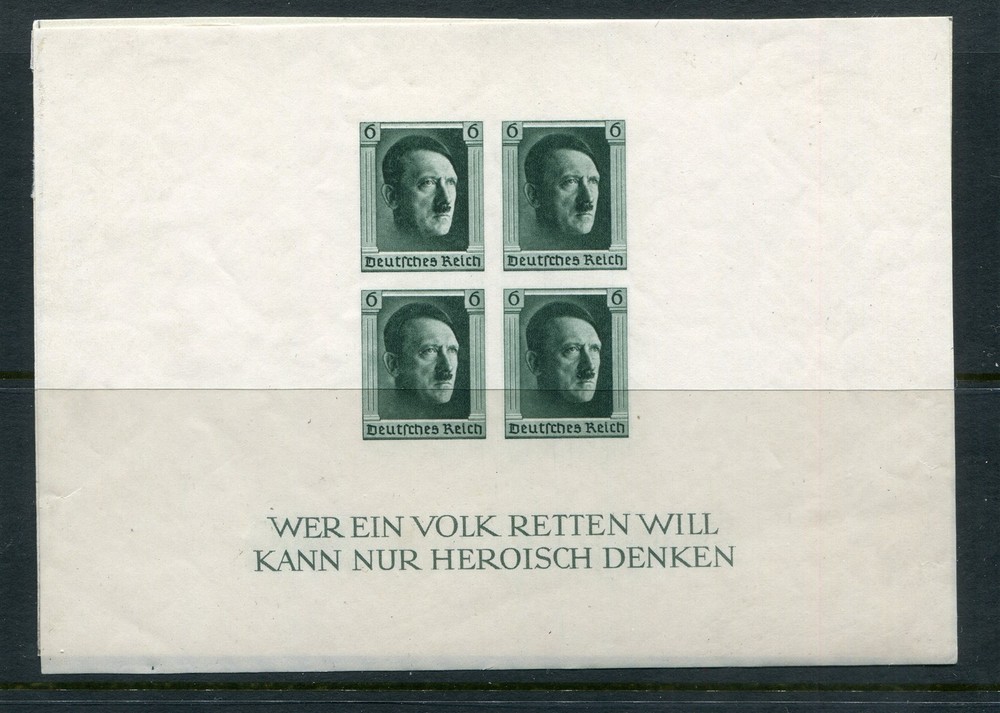 Germany #B103 1930’s Leader Imperf Souvenir Sheet [Mint Lightly Hinged]