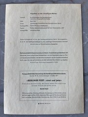 1958 Germany Berlin ETB Ersttagsblatt First Day Sheet Set 9N148 9N152 9N155 9N16