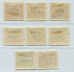 GERMANY OCC SUDETENLAND RUMBURG SCARCE POSTAGE DUE SET MICHEL 36-43 PERFECT MH
