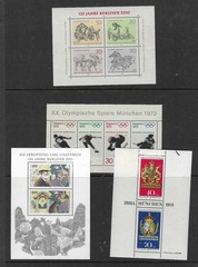 Germany. Set_260113#10SS (U/M, see scans). 10 souvenir sheets.