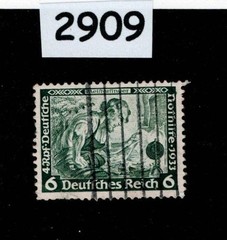 Stamp Sc B52a Richard Wagner Composer Meistersinger 1933 Germany #2909