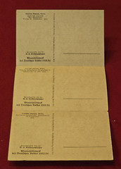 THIRD REICH 1933/34 WHW WINTER HELP TRIPLE CARD! WW2 WWII German Postcard