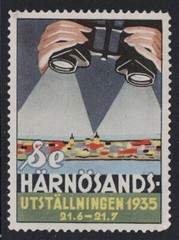 Germany 1935 Harnosands Event Poster Stamp MLH – S26459