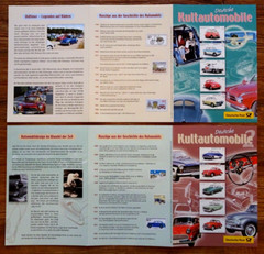 Bund Commemorative Sheet Set No. 2289-2293 + 2362-2366 2x 6/2002+5/2003