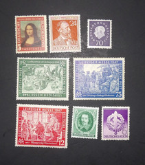 GERMANY SCOTT #472 #528 #578 #580-581 #583 #687 #797 MNH LOT OF 8