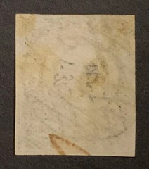 Travelstamps: 1855 Germany Saxony Stamps Scott #9 Used NG 1/2 ngr Denomination