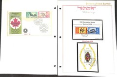 Germany Stamp Collection in 60 Page Album, 1954 to 1979 Postally Used