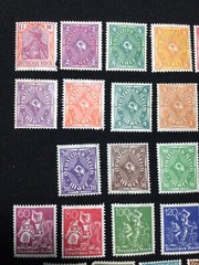 Germany – 1922-23 Post Horn, Numerals 33 Pc Stamp Lot, Wmk, Mint Hinged MH