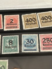 German Overprint Stamp Lot Of 20 MNH