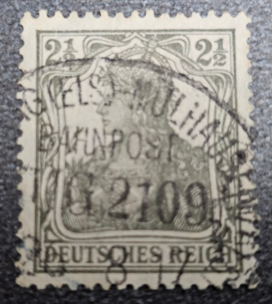 Stamp Germany Deutsches Reich Germania 2½ Pfennig 1917 Mi. Nr. 98 [🇩🇪39622-6]