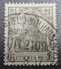 Stamp Germany Deutsches Reich Germania 2½ Pfennig 1917 Mi. Nr. 98 [🇩🇪39622-6]