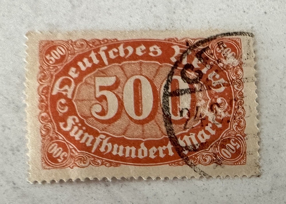 Germany 500 Deutsche Reich Marks 1923 – Excellent Condition – Looks Fantastic!