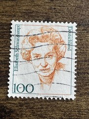 Germany Deutschland Famous Women 100 Elisabeth Schwarzhaupt Used Stamp TKS1631*