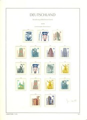 GERMANY -BUND 1955/89 -COLLECTION BACK OF THE BOOK – 66 ST. + 1 BLOCK ** MNH VF
