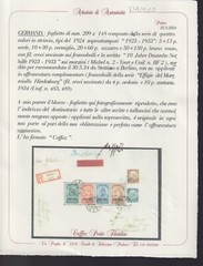 1934 Germany Reich: Stamps – St. Elizabeth Overprinted (BF2) SPL (437/S10)